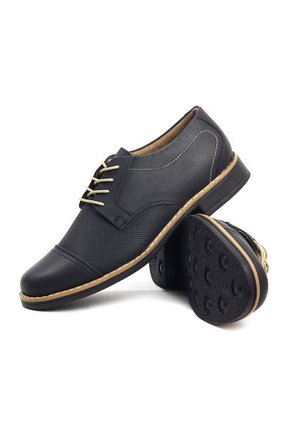 Zapato Hombre Cuero Negro Origen Berlín
