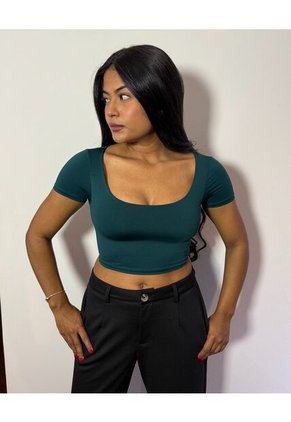 Blusa Laura Para Dama Verde Botella Origen
