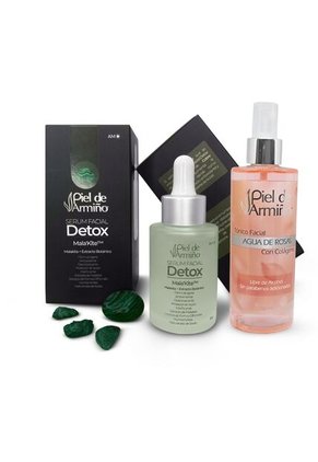 Combo  # 1 Tónico Facial Agua De Rosas Con Colágeno 250 Ml +  Serum Facial Detox 30 G Origen