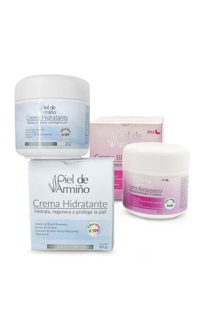Combo # 3 Crema Hidratante Facial 60g + Crema Blanqueadora 60g Origen