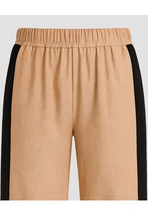 Pantalón Iris Para Mujer Beige Negro Origen