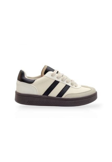 Tenis Mujer Beige X Negro Millennials Kiev