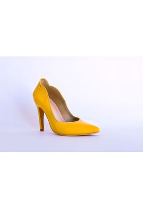 Tacón Mujer Amarillo Origen T032