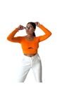 Blusa Lorena Para Dama Naranja Origen de ORIGEN