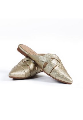 Baletas Mujer Dorado Origen Tina