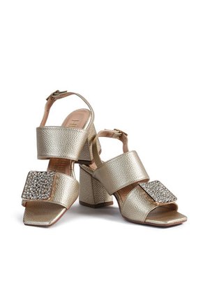 Sandalias Mujer Dorado Origen Camelia