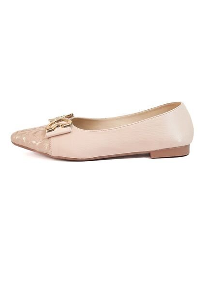 Baleta Casual Para Mujer Beige Origen Agatha