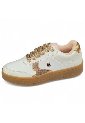 Tenis Mujer Blanco X Oro Xtremo Sambuca