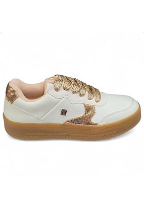 Tenis Mujer Blanco X Oro Xtremo Sambuca