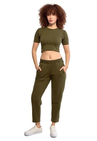 Conjunto Deportivo Mujer Verde Oliva Alaia 01 ORIGEN