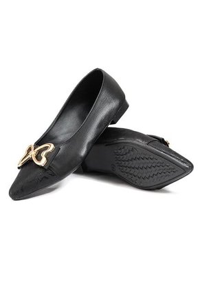 Baleta Casual Para Mujer Negro Origen Agatha