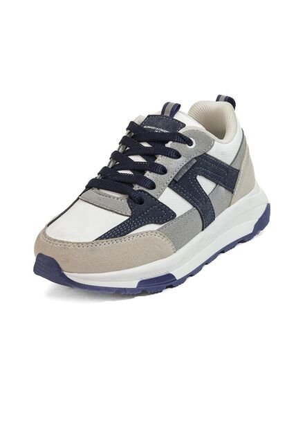 Tenis Niño Origen Kibba Azul X Gris