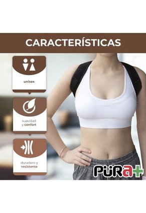 Corrector Postura Premium Negro Pura+ Inco