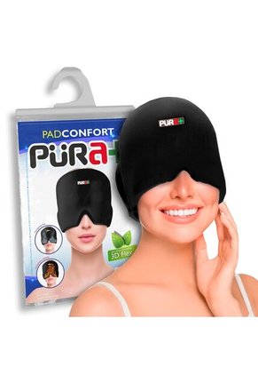 Pad Migraña Confort Gel Negro Pura+ Inco