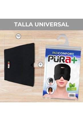 Pad Migraña Confort Gel Negro Pura+ Inco