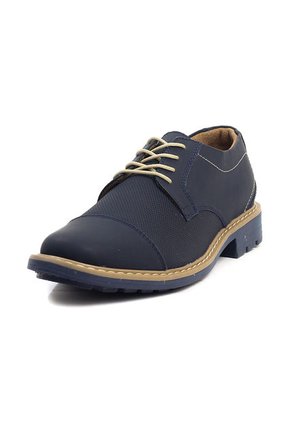 Zapato Hombre Cuero Azul Origen Berlín
