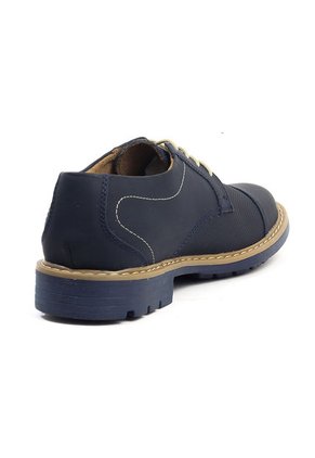 Zapato Hombre Cuero Azul Origen Berlín