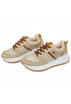 Tenis Mujer Beige X Miel Xtremo Zafiro