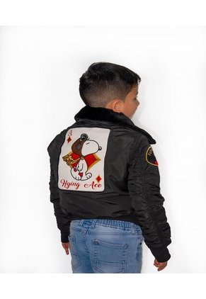 Chaqueta M.2 Infantil Niño Negro Snoopy Origen X AA