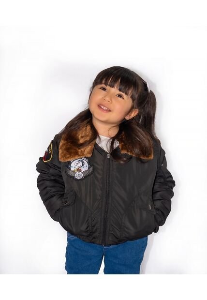 Chaqueta M.2 Infantil Niña Negro Snoopy Origen X AA