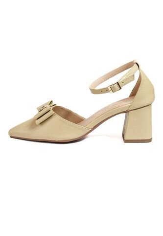 Tacón Casual Para Mujer Beige Origen Salmma ORIGEN