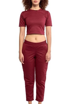 Conjunto Deportivo Mujer Vinotinto Alaia 01