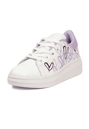 Tenis Mujer Lila Origen Corazones