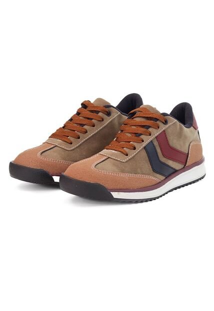 Tenis Hombre Origen Lucca Café X Vinotinto