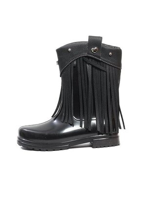 Botas Lluvia Niña Negro Hanna Gispy