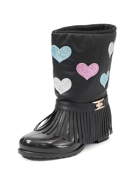 Botas Lluvia Niña Negro Sofia Chrush