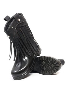 Botas Lluvia Niña Negro Hanna Gispy