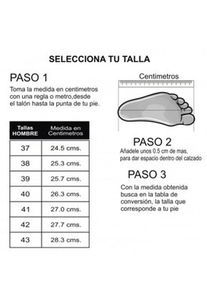 Tenis Hombre Negro Origen Sachi