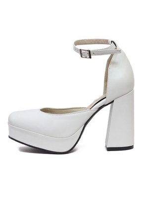 Tacón Plataforma Blanco Origen Bratz