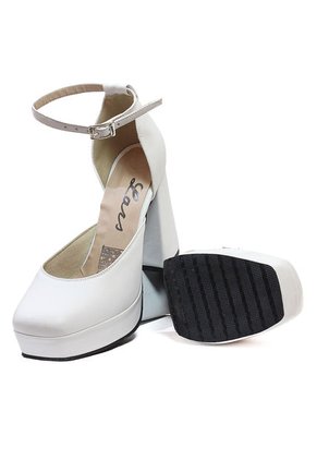 Tacón Plataforma Blanco Origen Bratz