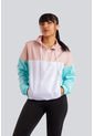Chaqueta Rompevientos Mujer Rosa X Verde JM02 de ORIGEN