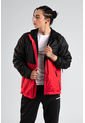Chaqueta Rompevientos Forrada Hombre Negro Por Rojo JH01 de ORIGEN
