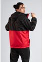 Chaqueta Rompevientos Forrada Hombre Negro Por Rojo JH01 de ORIGEN