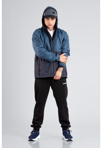 Chaqueta Rompevientos Forrada Hombre Azul JH01 ORIGEN