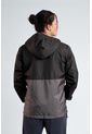 Chaqueta Rompevientos Forrada Hombre Negro X Gris JH01 de ORIGEN