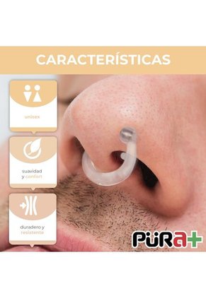 Corrector Nasal Transparente Pura+ Inco X 2 Und