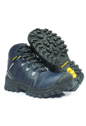 Bota Industrial Cuero Azul Origen Danger Pro