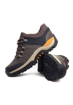 Zapato Hombre Cuero Outdoor Café Origen Andes