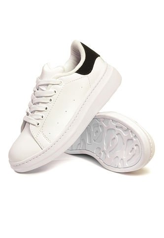 Tenis Mujer Blanco Por Negro Origen AM02 ORIGEN