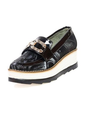 Mocasines Mujer Negro Origen Claire