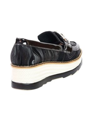 Mocasines Mujer Negro Origen Claire
