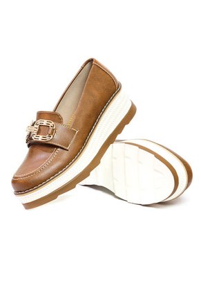 Mocasines Mujer Miel Origen Claire