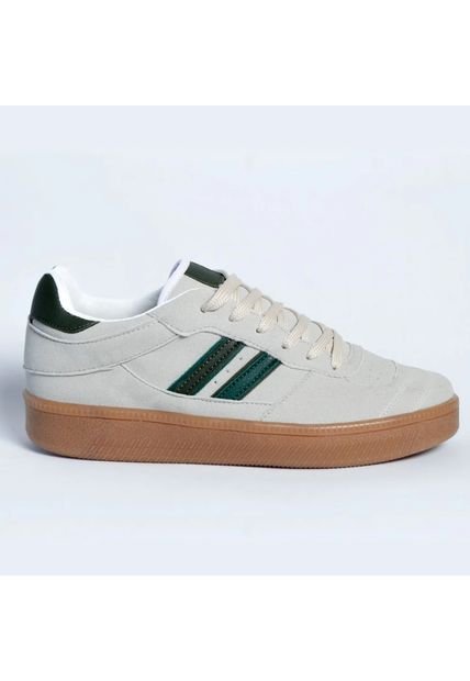 Tenis Mujer Gris X Verde Millennials Moscú