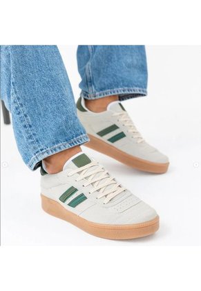 Tenis Mujer Gris X Verde Millennials Moscú