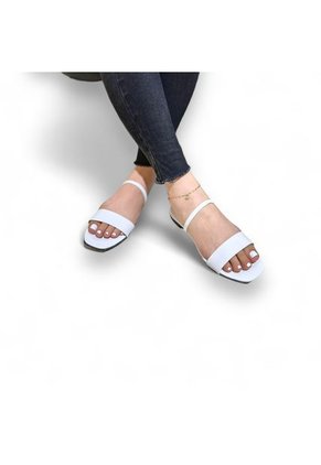 Sandalia Mujer MTK Rihanna Blanco