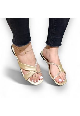 Sandalia Mujer MTK Diamond Dorado ORIGEN